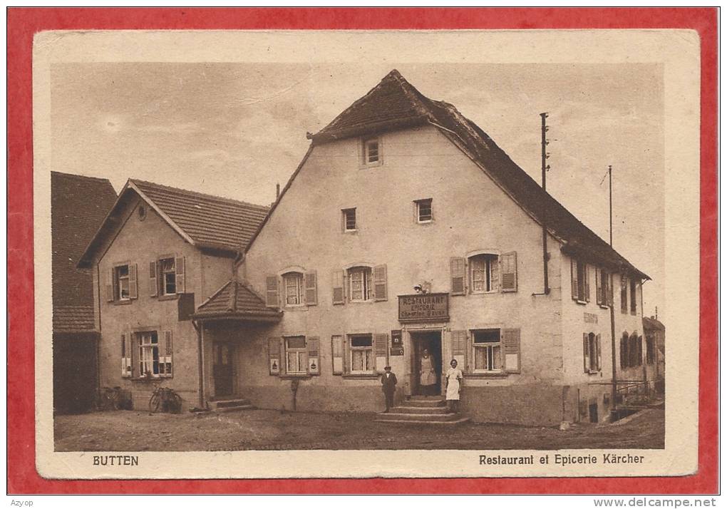 67 - BÜTTEN - Restaurant Et Epicerie KÄRCHER - Altri & Non Classificati