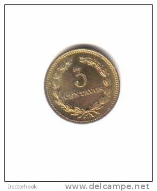 EL SALVADOR    3  CENTAVOS  1974  (KM# 148) - Salvador