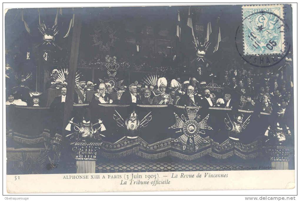 Alphonse XIII à PARIS - La Revue De Vincennes - Receptions