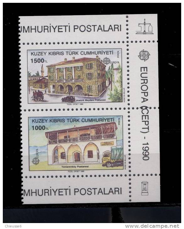 Turquie R.T.C.N.**   252/253  - Europa 1990 - - Unused Stamps