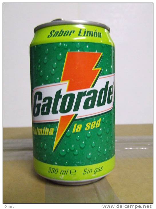 Alt135 Lattina Bibita, Boite Boisson, Can Drink, Lata Bebida, 33cl Gatorade Limone, Edizione Spagnola, Spanish, 1998 - Cans