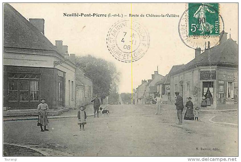 Indre-et-Loire: Nov12 172 : Neuillé-Pont-Pierre  -  Route De Château-la-Vallière - Neuillé-Pont-Pierre