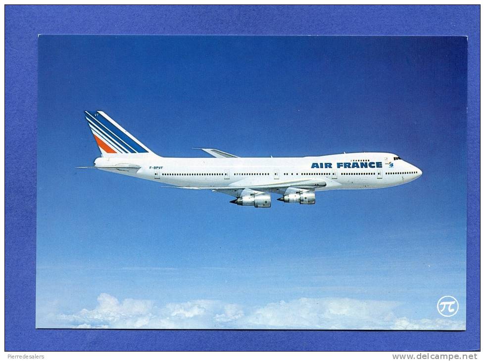 Avion - Boeing 747 En Vol - Air France - 1946-....: Moderne