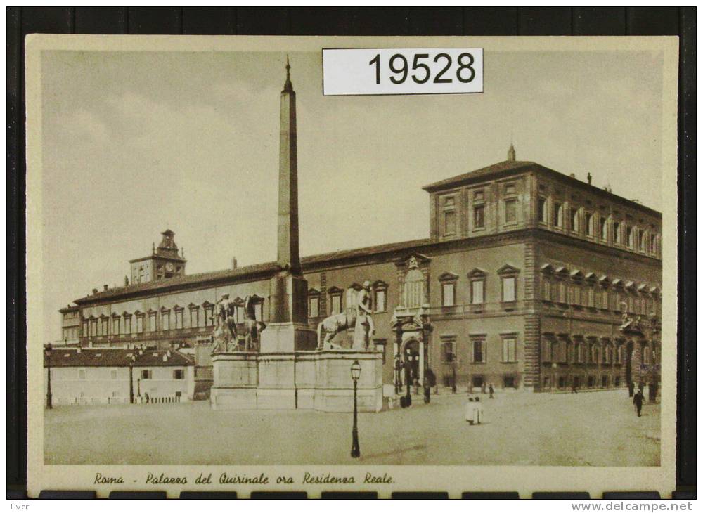 Roma Palazzo Del Quirinale Ora Residena Reale - Stadien & Sportanlagen