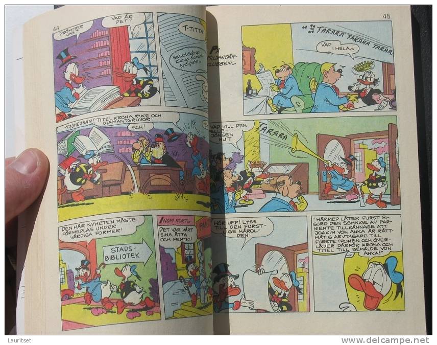 WALT DISNEY Donald Duck In Swedish 1990 = 256 Pages - BD & Mangas (autres Langues)