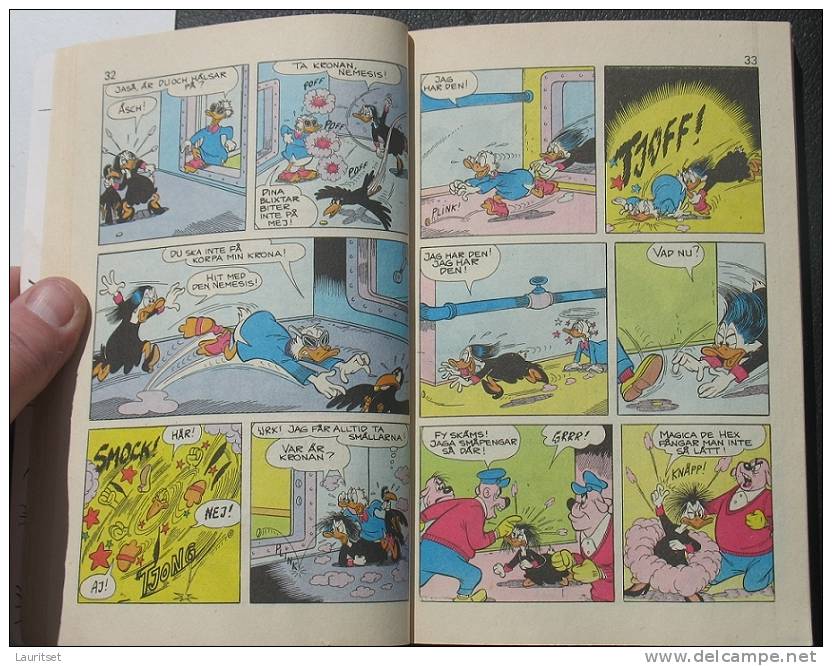 WALT DISNEY Donald Duck In Swedish 1990 = 256 Pages - BD & Mangas (autres Langues)