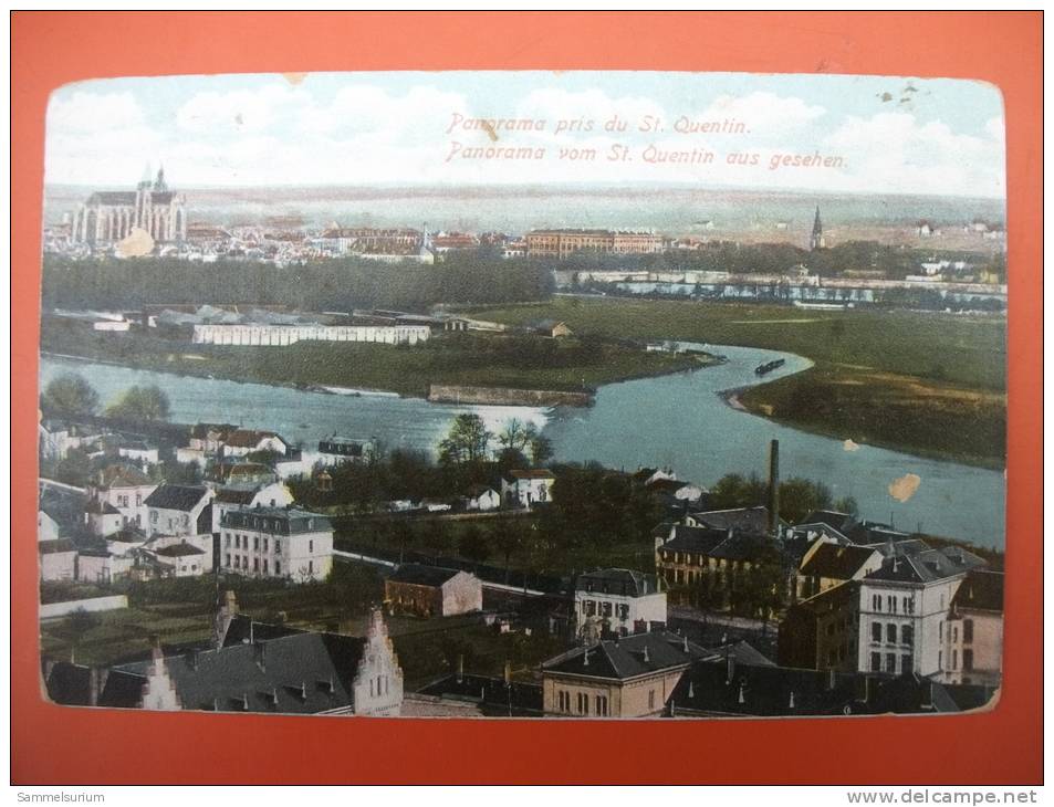 (1/5/52) AK "St. Quentin" Panorama Von 1907 - St. Quentin En Yvelines