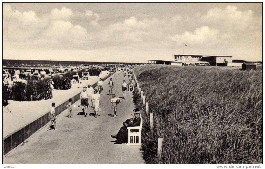 00296 Blick Auf Die Kurpromenade Und Das Strandhaus In Cuxhaven Döse - Cuxhaven