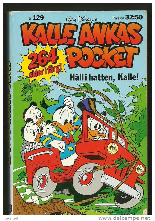 WALT DISNEY Donald Duck In Swedish 1990 264 Pages - Fumetti & Mangas (altri Lingue)