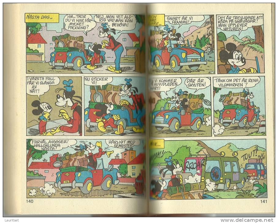 WALT DISNEY Donald Duck In Swedish 1990 264 Pages - BD & Mangas (autres Langues)