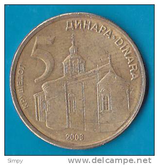 SERBIA - 5 Dinara 2006 - Servië