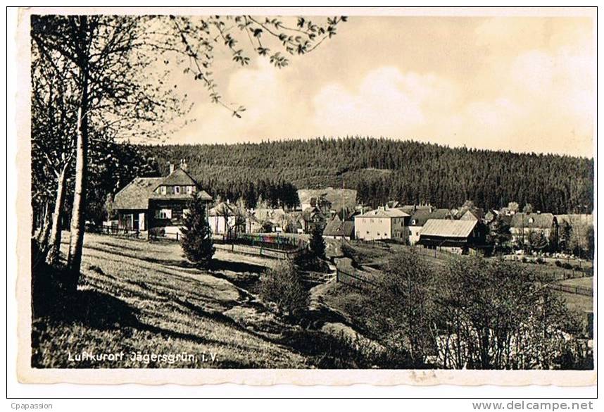 LUFTKURART JAGESGRUN - MARBURG-BIEDENKOPF-  1937-  RECTO VERSO-PAYPAL FREE - Vogtland