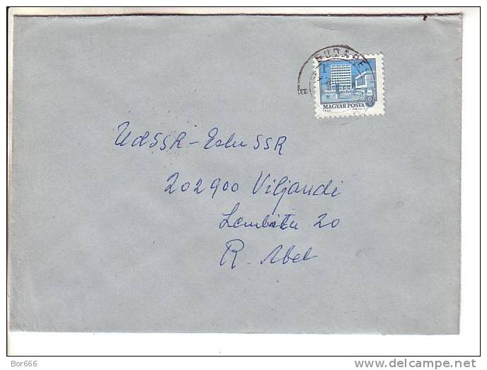 GOOD HUNGARY Postal Cover To ESTONIA 1978 - Good Stamped: Architecture - Briefe U. Dokumente