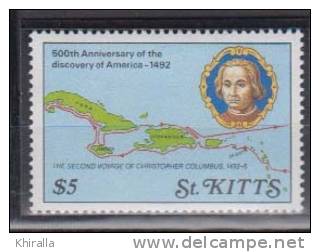 AMERIQUE   St. KITTS  1989   N° 695   COTE  10.00  EUROS     ( 946) - St.Kitts En Nevis ( 1983-...)