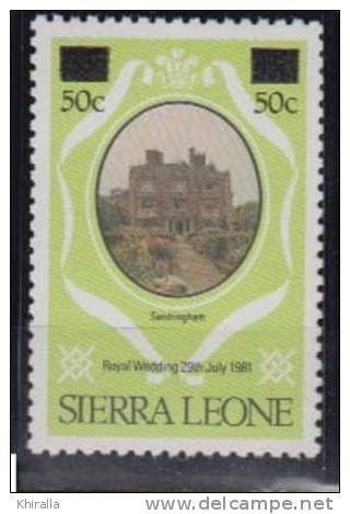 EUROPE  GRANDE BRETAGNE  COLONIES  SIERRA LEONE    1982   N° 511   COTE  1.10  EUROS     ( 239) - Sierra Leone (...-1960)