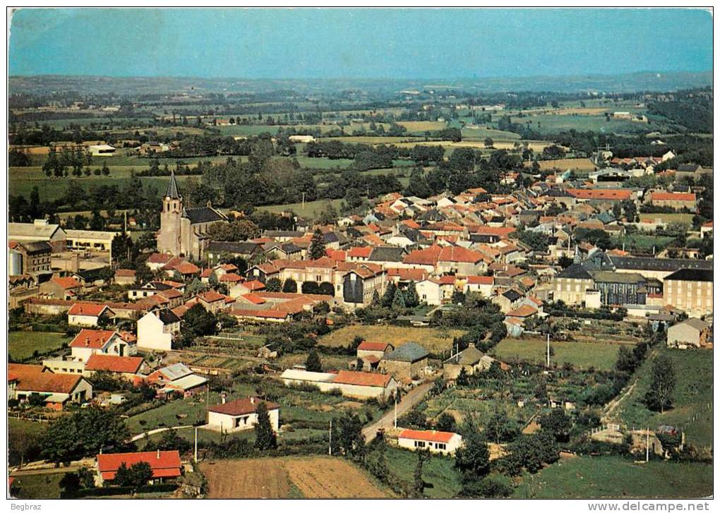 VALENCE D ALBI         VUE GENERALE AERIENNE - Valence D'Albigeois