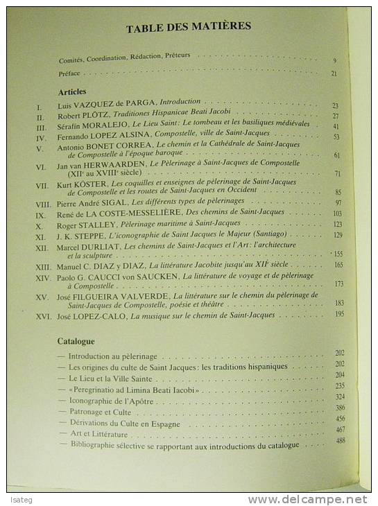 Santiago De Compostela. 1000 Ans De Pèlerinage Européen. (Europalia 85 España.) - Autres & Non Classés