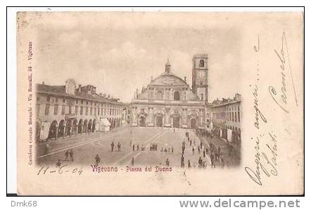 VIGEVANO ( PAVIA ) PIAZZA DEL DUOMO - 1904 - Vigevano