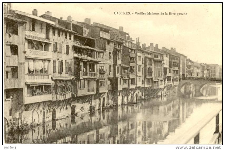 81/CPA  - Castres - Vieilles Maisons De La Rive Gauche - Castres