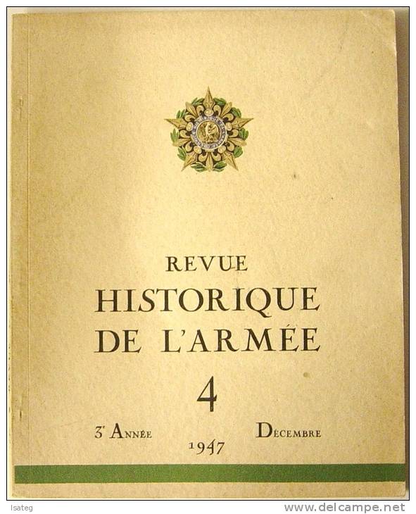 Revue Historique De L´armee N° 4 Du 01/01/1947 - Autres & Non Classés