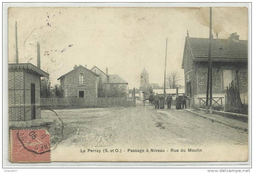 LE PERRAY (78) - PASSAGE A NIVEAU - RUE DU MOULIN - Le Perray En Yvelines