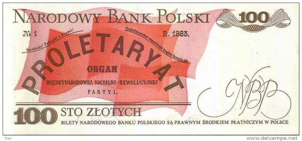 BANCONOTA DELLA POLONIA - 100 Sto Zlotych - Poland