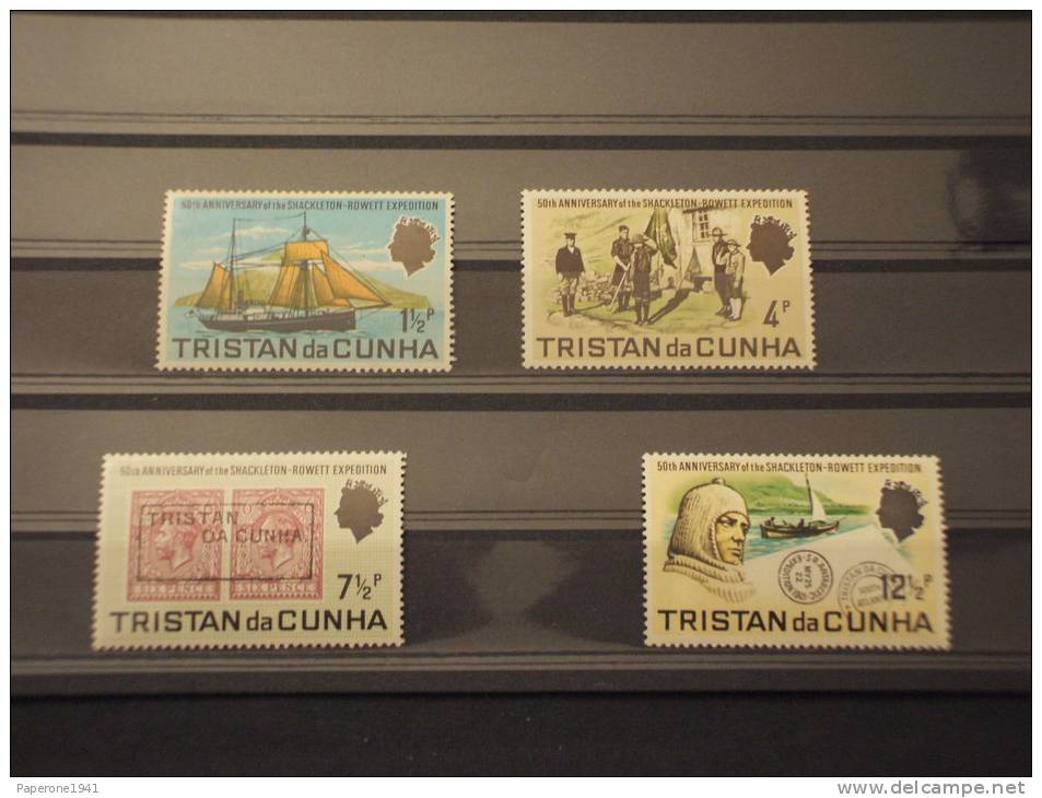 TRISTAN DA CUNHA - 1971 SPEDIZIONE 4 Valori - NUOVI(++)-TEMATICHE - Tristan Da Cunha