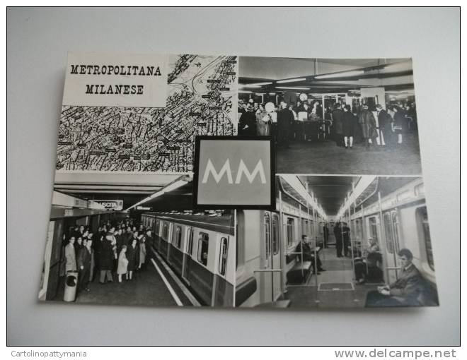 Metropolitana Milanese Treno Stazione Ingressi Milano - Metro