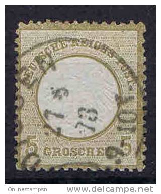 Deutschland, 1872, Mi 6 , Used/cancelled, Kleiner Brustschild - Oblitérés