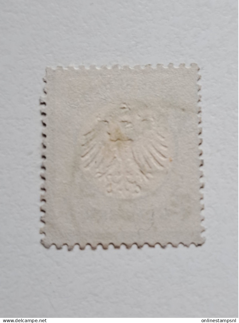 Deutschland, 1872, Mi 10,  Used/cancelled, Kleiner Brustschild, Irregular Perforation - Gebruikt