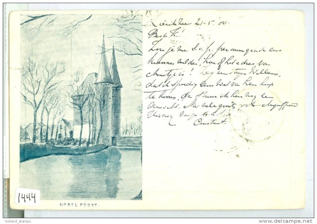 ZIERIKZEE * NOBEL POORT * ANSICHTKAART * Uit 1900 * GELOPEN Van ZIERIKZEE Naar DEN HAAG (1444) - Zierikzee