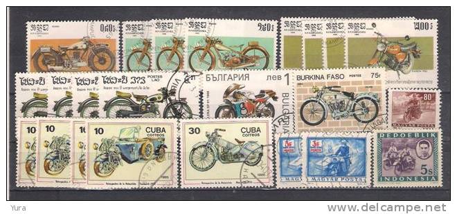 Lot  132  Motorbikes 23 Differents  With Dublicates - Motorfietsen