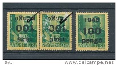 1945. Aauxiliary Stamp (IV.)  III. Edition - Missprint  :) - Varietà & Curiosità