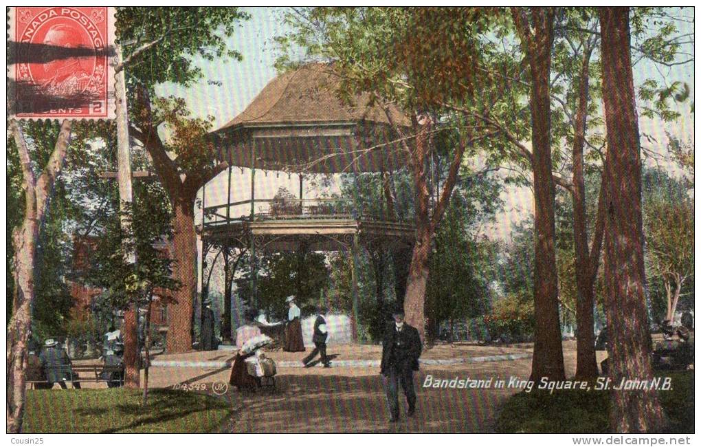 CANADA - ST. JOHN - Bandstand In King Square - St. John