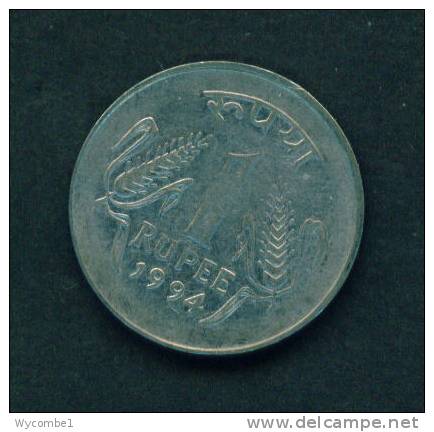 INDIA - 1994 1 Rupee Circulated As Scan - Inde