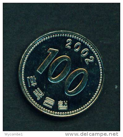 SOUTH KOREA - 2002 100 Won Circulated As Scan - Corée Du Sud