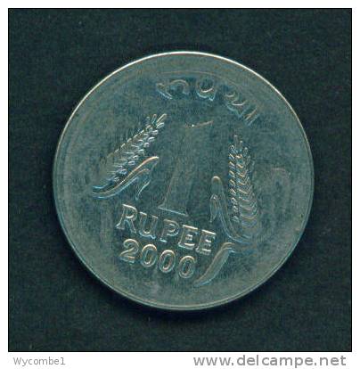 INDIA - 2000 1 Rupee Circulated As Scan - Inde