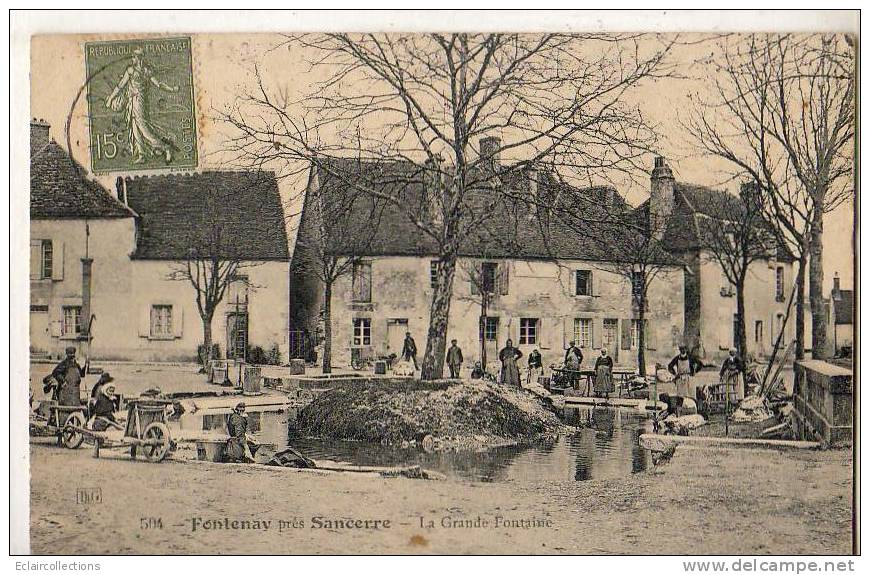Fontenay Près Sancerre                La Grande Fontaine - Otros & Sin Clasificación