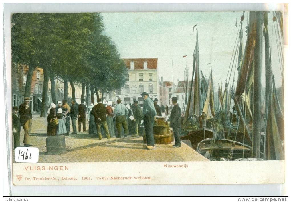 VLISSINGEN * NIEUWENDIJK  * ANSICHTKAART * CPA * GELOPEN In 1905 Van VLISSINGEN Naar ACHLUM  (1461) - Vlissingen