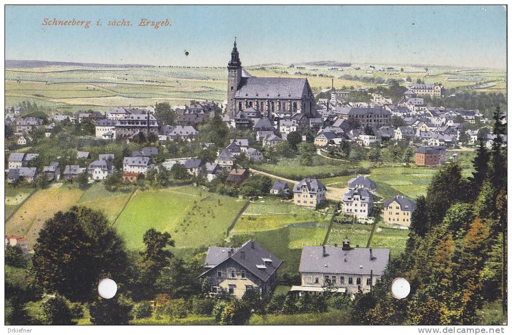 Schneeberg, Erzgebirge, Um 1912 - Schneeberg