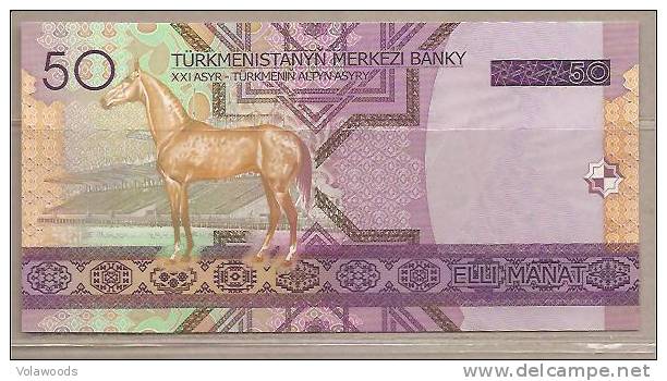 Turkmenistan - Banconota Non Circolata Da 50 Manat P-17 - 2005 - Turkmenistan