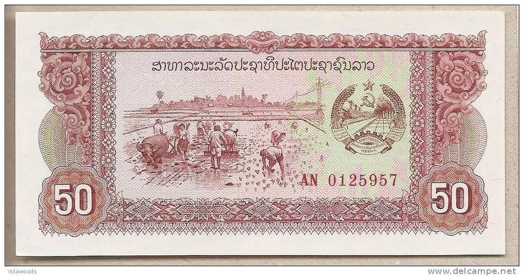 Laos - Banconota Non Circolata Da 50 Kip - Laos