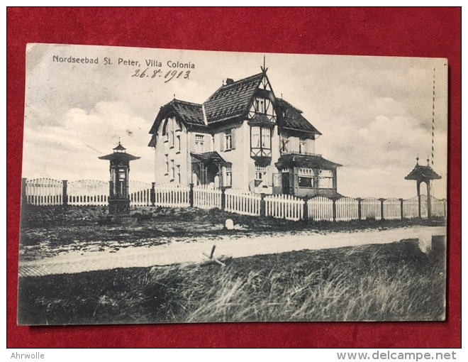 AK Nordseebad St. Peter Villa Colonia 1913 - St. Peter-Ording