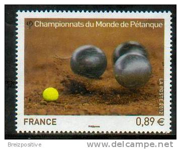 France 2012 - Championnats Du Monde De Pétanque / Petanque Bowls World Championship - MNH - Bocce