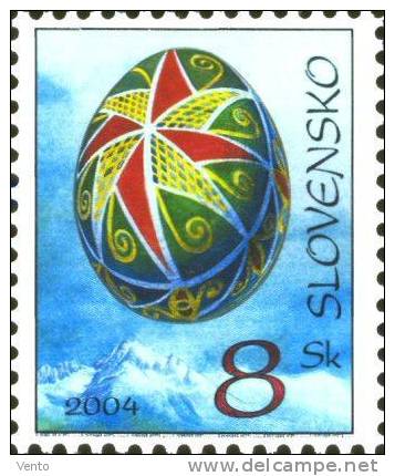 Slovakia 2004 Mi 480 ** Easter, Self Sticking - Ungebraucht