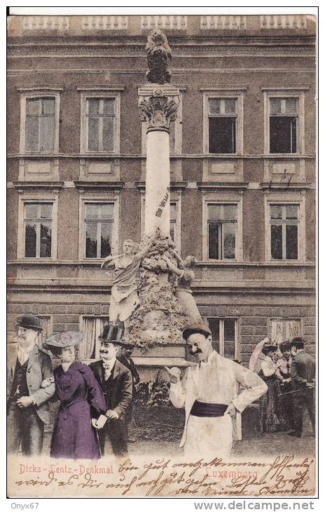 LUXEMBOURG - Dicks - Denkmal -VOIR 2 SCANS - - Luxemburg - Stad