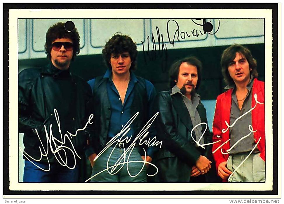 Alte Reproduktion Autogrammkarte  -  Electric Light Orchestra -  Von Ca. 1982 - Autogramme