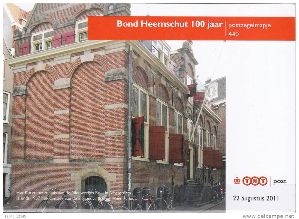 Nederland 2011, Postfris MNH, Folder 440, 100 Years Bond Heemschut - Unused Stamps