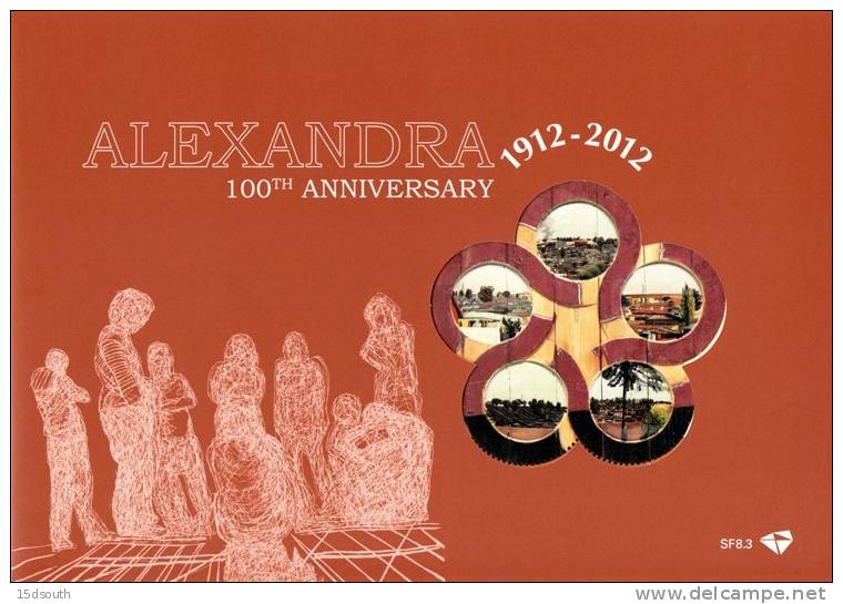 South Africa - 2012 Centenary Of Alexandra Folder (**) - FDC