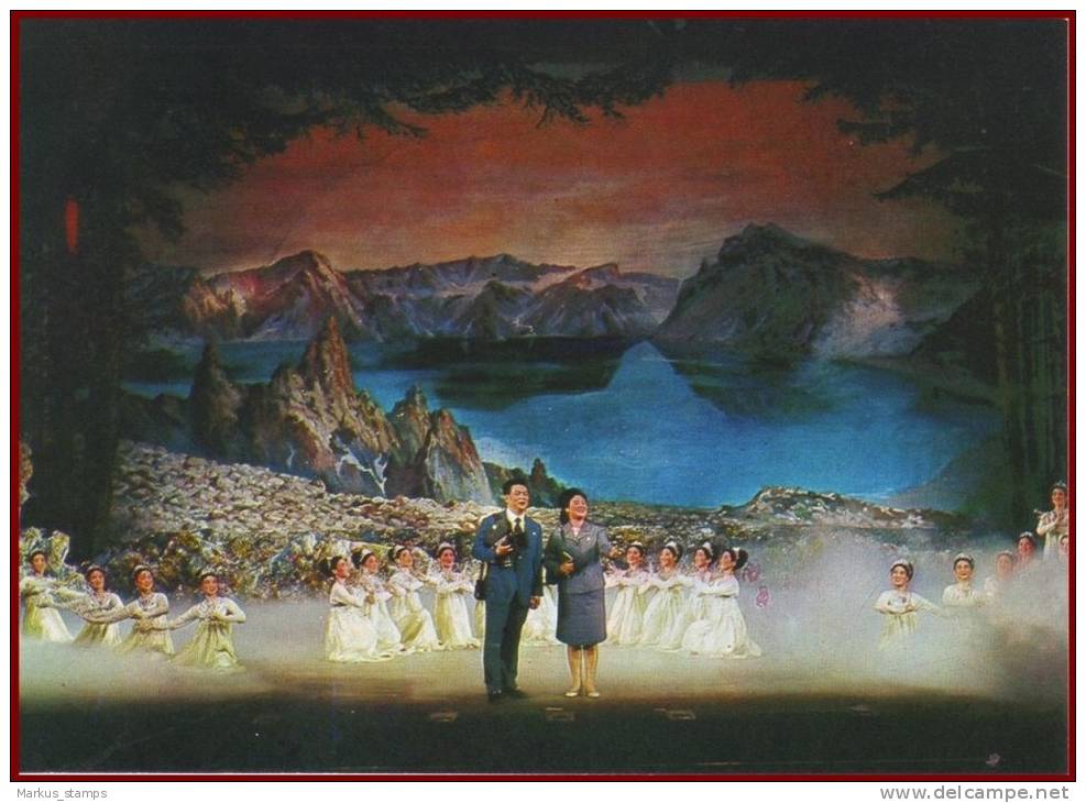 DPR North Korea - Musical Propaganda Booklet With 10 Postcards, Patriotic Dance & Opera, Ballet - Dance